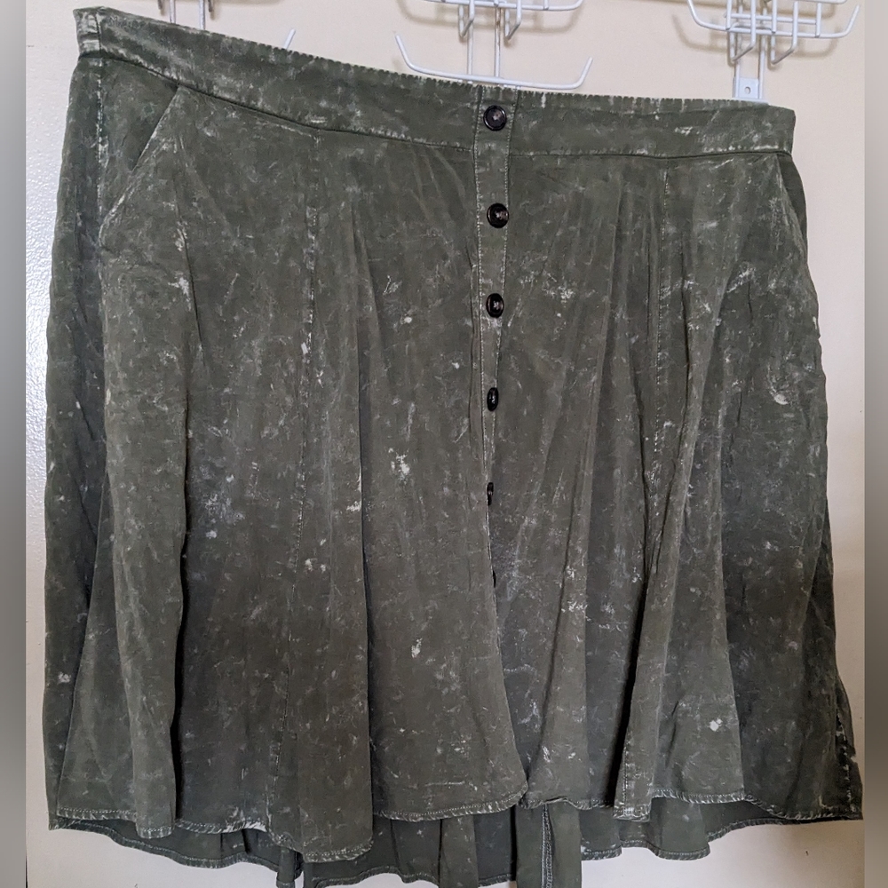 Torrid Army Green Skirt